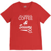 all i need is coffee sciossors V-Neck Tee