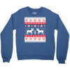 reindeer christmas ugly sweater Crewneck Sweatshirt
