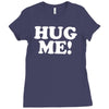 hug me funny Ladies Fitted T-Shirt