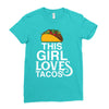 This Girl Loves Tacos Ladies Fitted T-Shirt