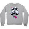 king of mustache Crewneck Sweatshirt