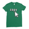 Copy Paste Matching Ladies Fitted T-Shirt