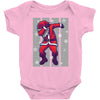 santa claus dabbing Baby Bodysuit