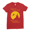 i drive a stick   halloween superpower Ladies Fitted T-Shirt