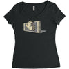 a wild pokeghost appears Women's Triblend Scoop T-shirt