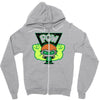 green lantern pow Zipper Hoodie