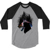 Mononoke Hime Siluet 3/4 Sleeve Shirt