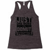 Just One More Donut I Promise Racerback Tank