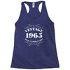 gift boxed vintage 1965 50th birthday Racerback Tank