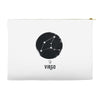 Virgo Zodiac Sign Minimal Design Accessory Pouches