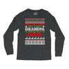 santa only comes once a year grandpa is always here to cheer Long Sleeve Shirts