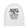I Love You Aunt Baby Beanies