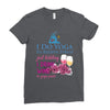 yoga and wine Ladies Fitted T-Shirt