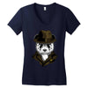panda rorschach Women's V-Neck T-Shirt
