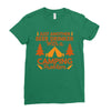 camping Ladies Fitted T-Shirt