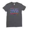 vote deez nuts Ladies Fitted T-Shirt