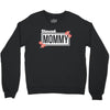 blessed mommy with flower white color Crewneck Sweatshirt
