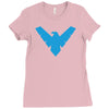 distressed nightwing Ladies Fitted T-Shirt