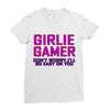 girlie gamer Ladies Fitted T-Shirt