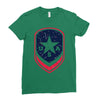 land of the free shield Ladies Fitted T-Shirt