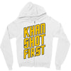 who shot first Zipper Hoodie