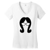 girl cool Women's V-Neck T-Shirt