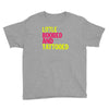 little boobed and tattoed Youth Tee