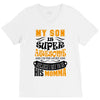 My Son Is Super Awesome His Momma V-Neck Tee
