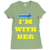 i am with her Ladies Fitted T-Shirt