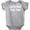 just divorced party time Baby Onesie