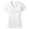 san diego ca Women's V-Neck T-Shirt