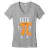 Cutie Pi Women's V-Neck T-Shirt
