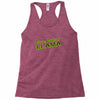 ask me about my llama Racerback Tank