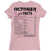 October Girl Facts Scorpio Ladies Fitted T-Shirt