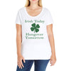 irish today hungover tomorrow Ladies Curvy T-Shirt