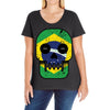 brazil till i die Ladies Curvy T-Shirt