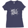 hell yeah! Ladies Fitted T-Shirt