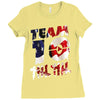 Team 10 America New Design Ladies Fitted T-Shirt