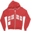 blue boxes Zipper Hoodie