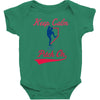 keep calm and pitch on Baby Bodysuit