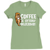 otter coffee Ladies Fitted T-Shirt