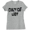 crazy cat lady Ladies Fitted T-Shirt