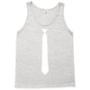 skinny white tie Tank Top
