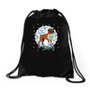 my boxer is my baby Drawstring Bags