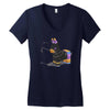 hit me Women's V-Neck T-Shirt