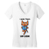 sarcasm Women's V-Neck T-Shirt