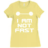 not fast Ladies Fitted T-Shirt