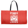 power to the cat ladies Weekender Totes