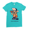 never surrender Ladies Fitted T-Shirt