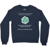 natural 1   orc Crewneck Sweatshirt